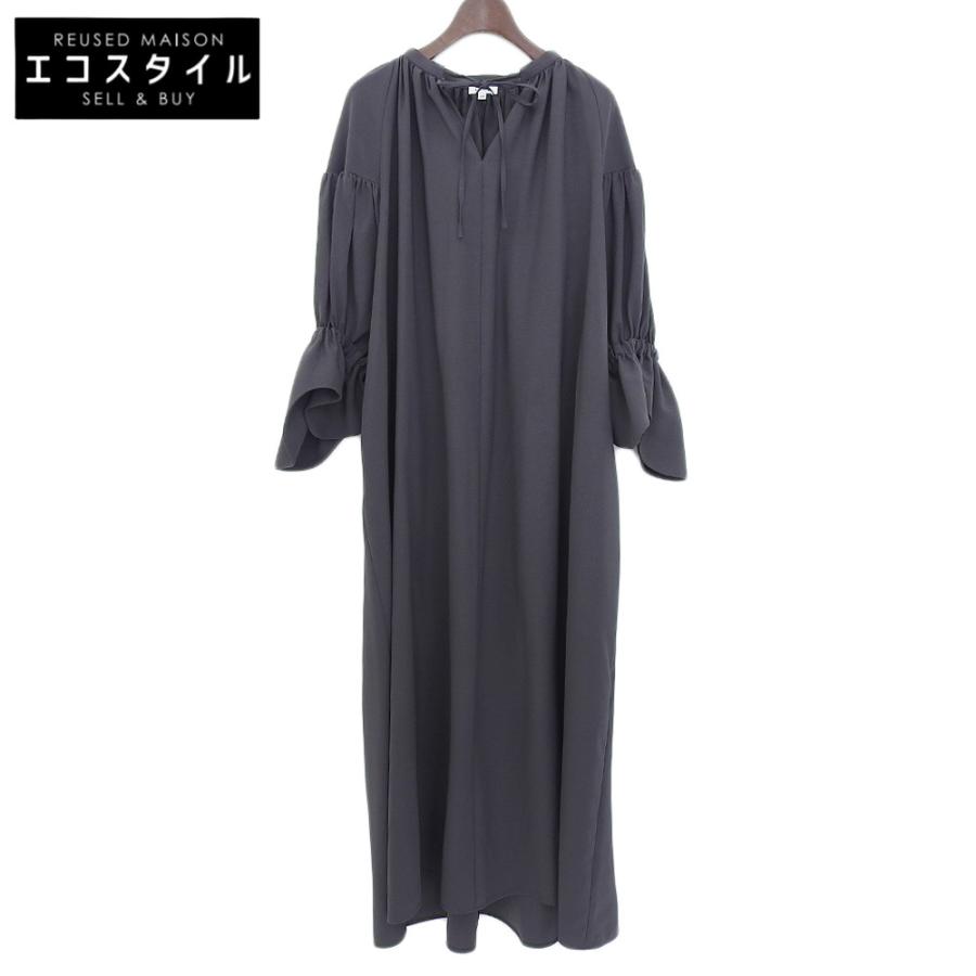 ENFOLD 美品 エンフォルド DESIGN-CUFF DRESS ギャザースリーブ  