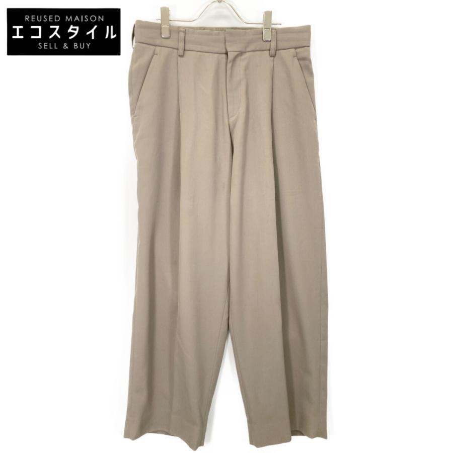 Color kolor カラー 22WCM-P08107 ベージュ ウール×ポリエステル