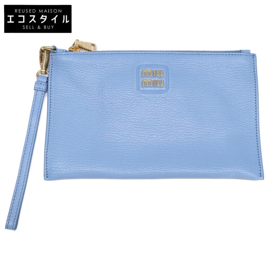 miu miu（ミュウミュウ） 新品同様 5NH013 2AJB F0637 MADRAS マドラス