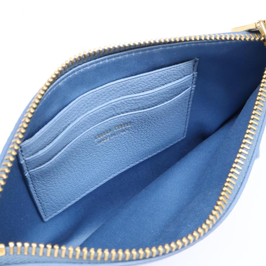 miu miu（ミュウミュウ） 新品同様 5NH013 2AJB F0637 MADRAS マドラス