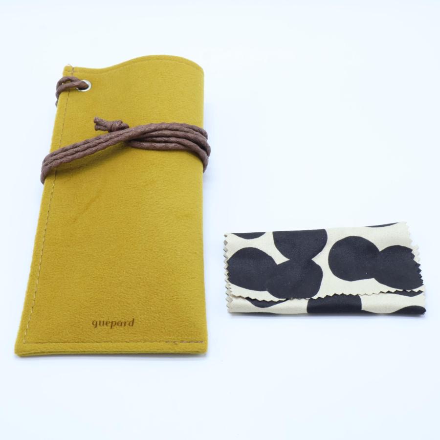 美品 guepard ギュパール gp-23/ej カラーレンズ クラウンパント  