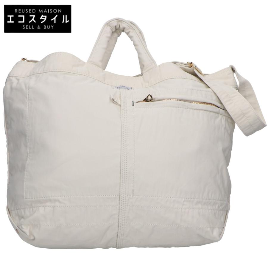 Porter Mile トートバッグ アイボリー 美品 Porter Mile トートバッグ アイボリー 美品 MILE(マイル) TOTE