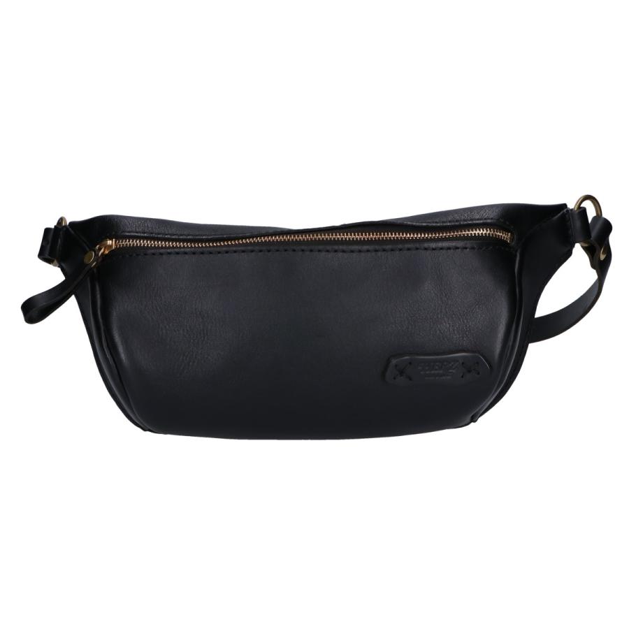 HERZ ヘルツ F-5 立体マチ ボディバッグ ブラック メンズ