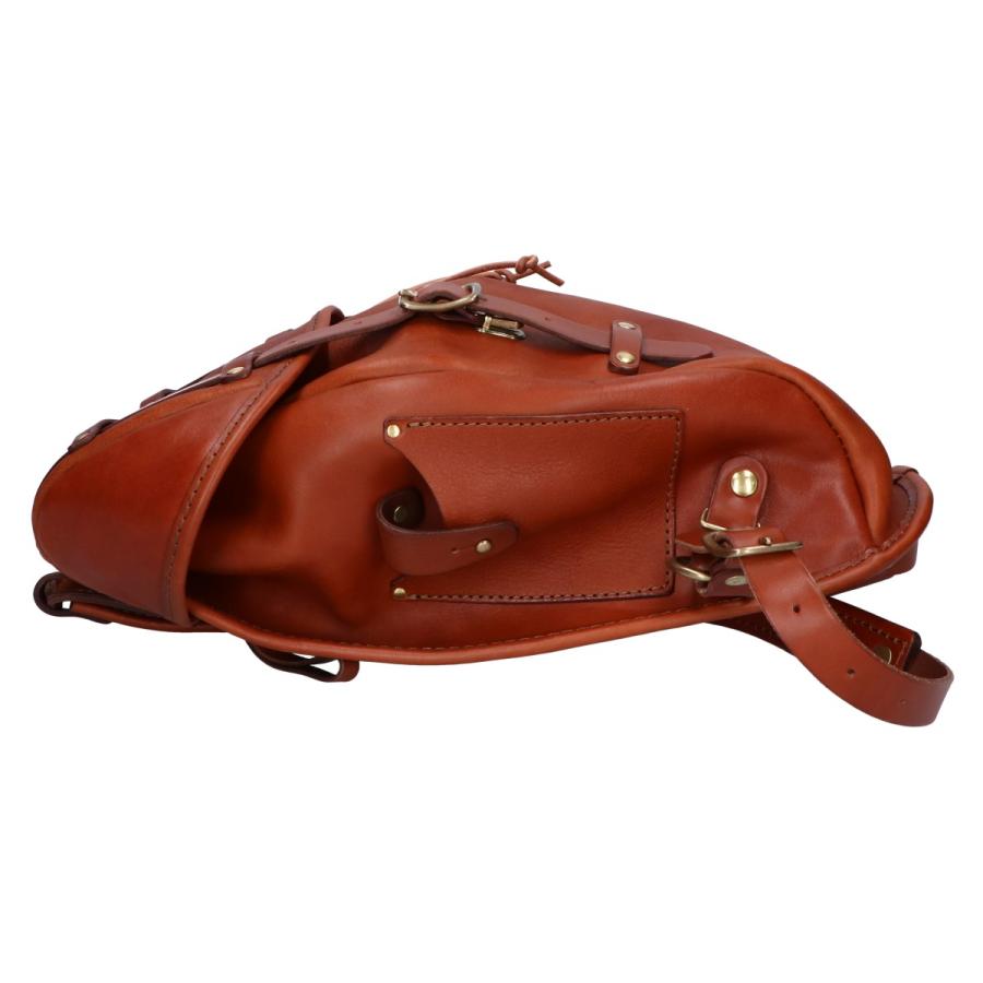 HERZ（ヘルツ） R-152 二本ベルト リュック・デイパック チョコ メンズ