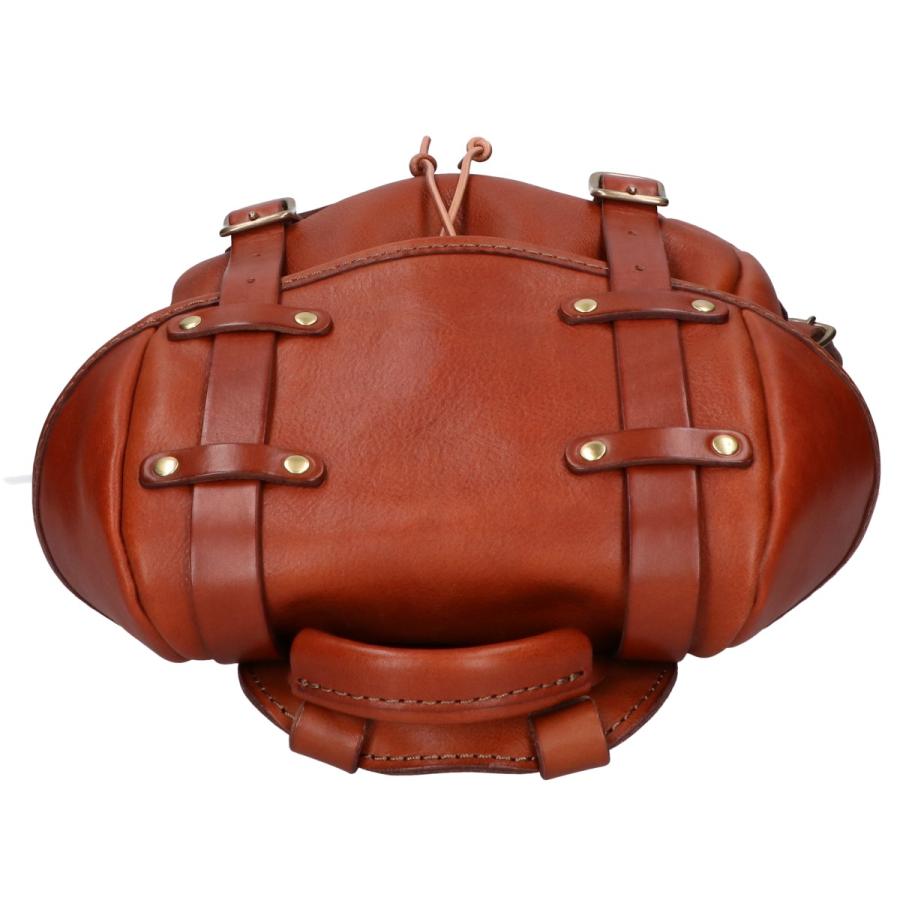 HERZ ヘルツ R-152 二本ベルト リュック・デイパック チョコ メンズ