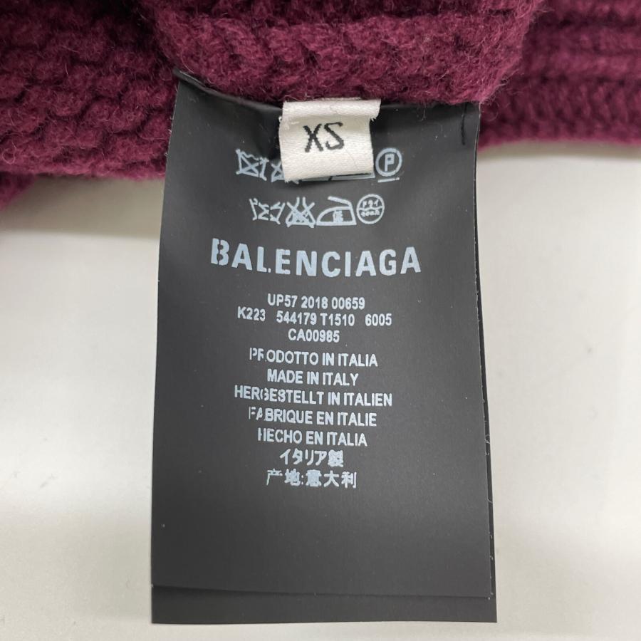 BALENCIAGA（バレンシアガ） 18年製 544179 ボルドー タートルネック