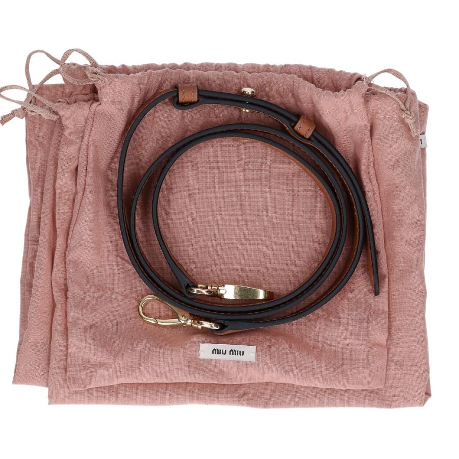 miu 新品同様 MIUMIU ミュウミュウ 5BD270 ペニーバッグ 2WAY  