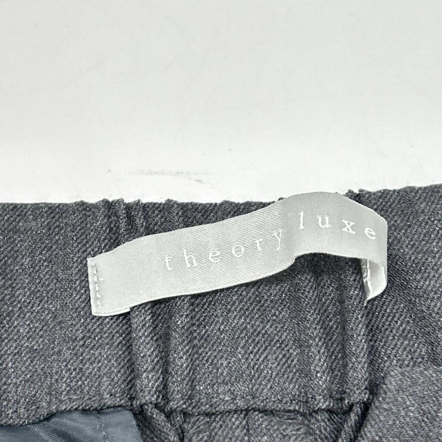 セオリーリュクス 24年製 ｸﾞﾚｰ Suave Saxony Carol 2 ﾊﾟﾝﾂ 34 theory luxe セオリーリュクス 24年製 グレー Suave Saxony Carol 2