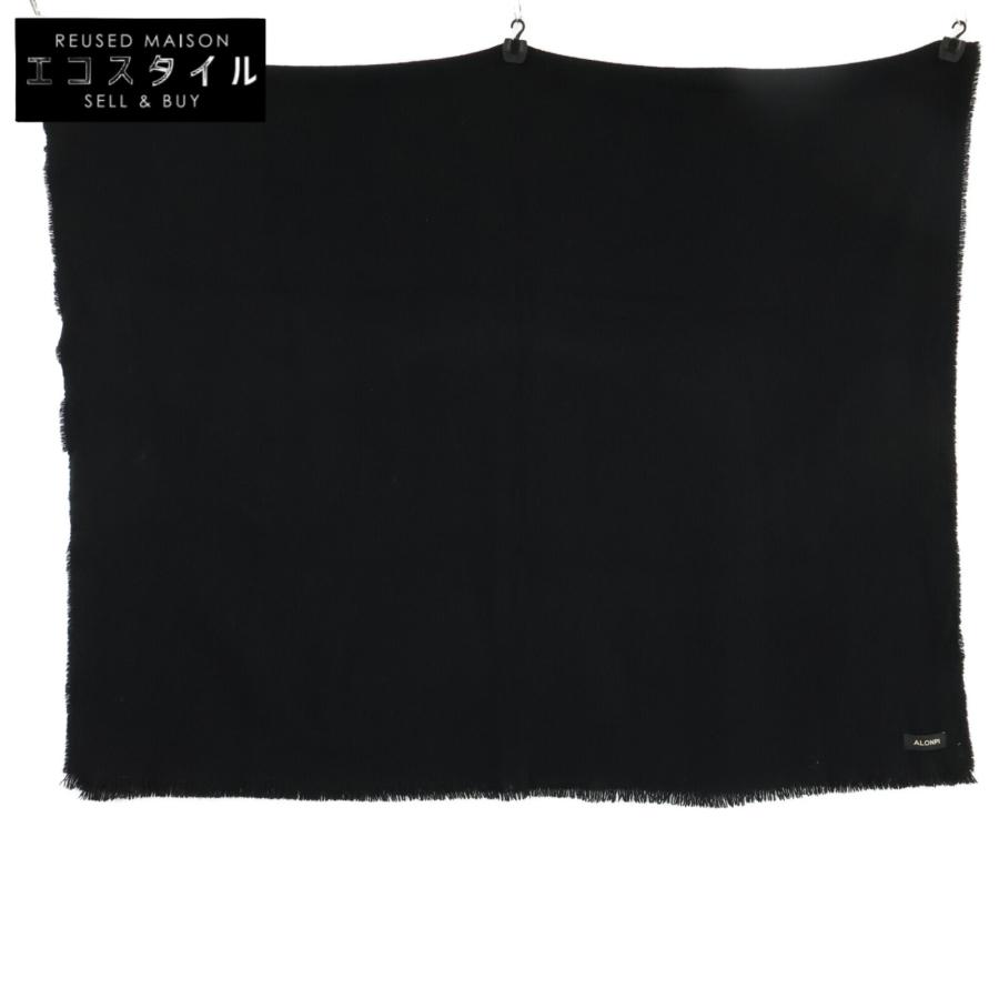 新品アロンピ カシミア ALONPI CASHMERE ストールブラック