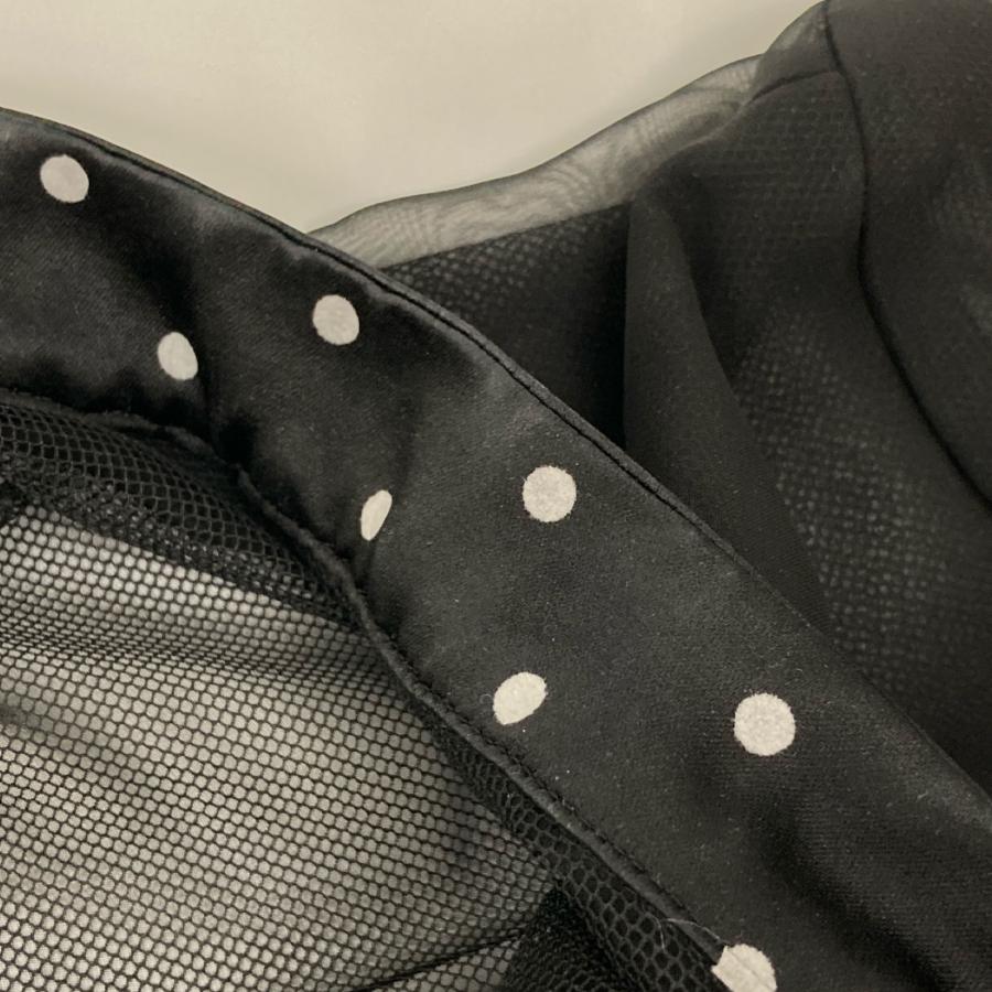 sacai（サカイ） 23-06941 23年製 ブラック ドット柄リボンシャツ