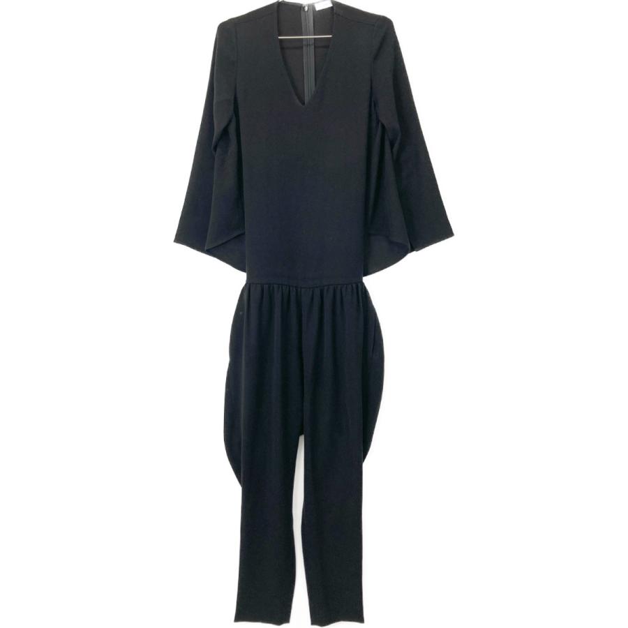 YOKOCHAN ヨーコチャン YCP-121-093 ブラック Vネックペタルジャンプ