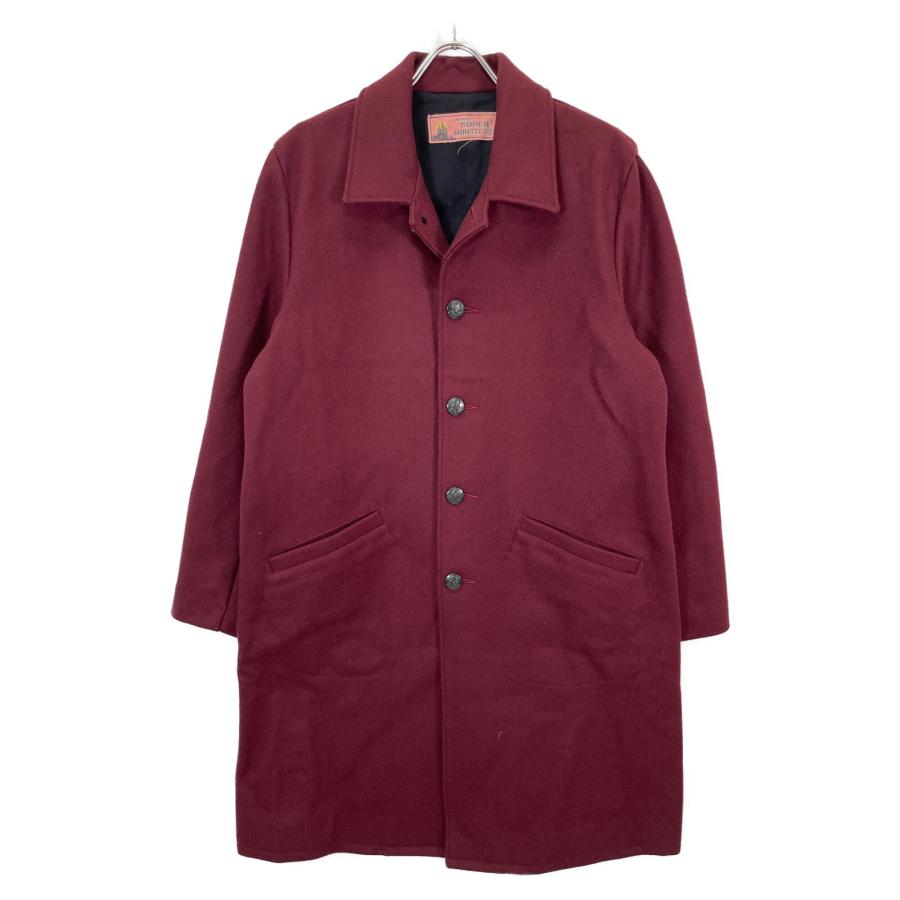 WEIRDO ウィアード 【モンスターズ】レッド チェスターコート えんじ L