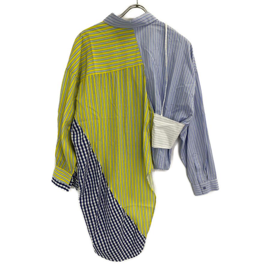 ENFOLD エンフォルド 300CA330-1380 ブルー×イエロー アシンメトリー  