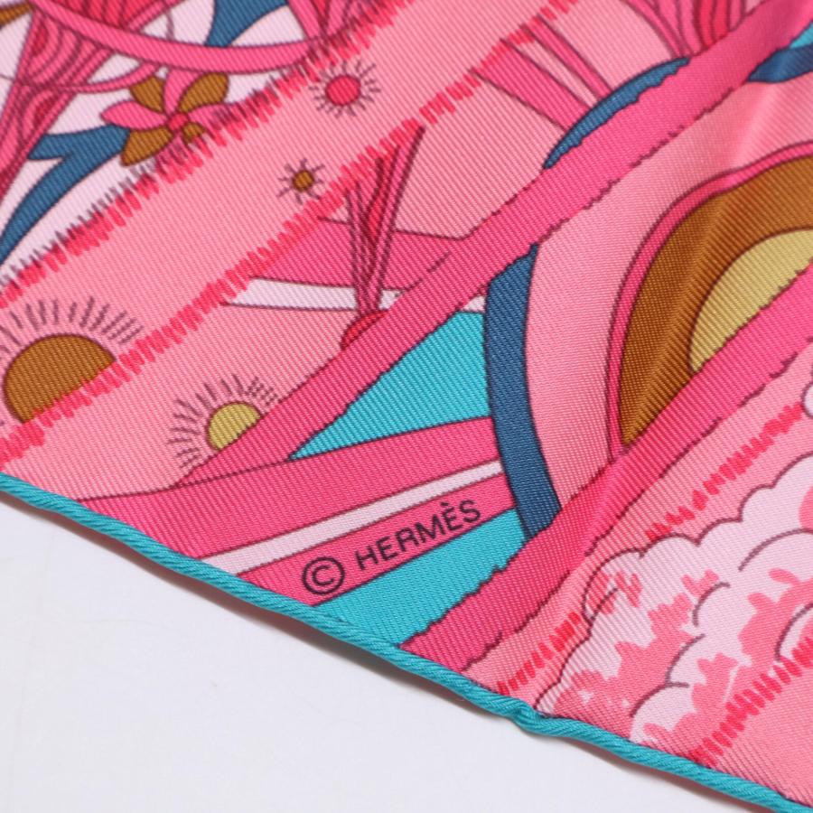 新品同様/ HERMES エルメス L'IVRESSE DE L'INFINI 無限の陶酔 カレ90