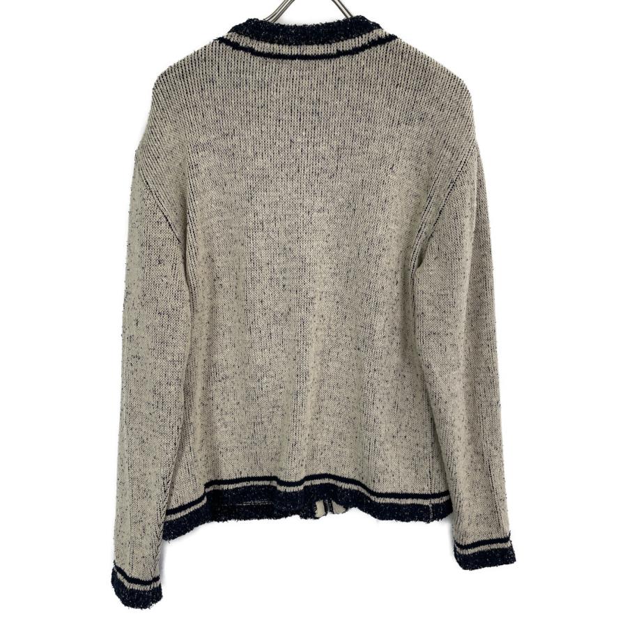 MATSUFUJI マツフジ M231-0504 ベージュ Zip Up Knit Cardigan