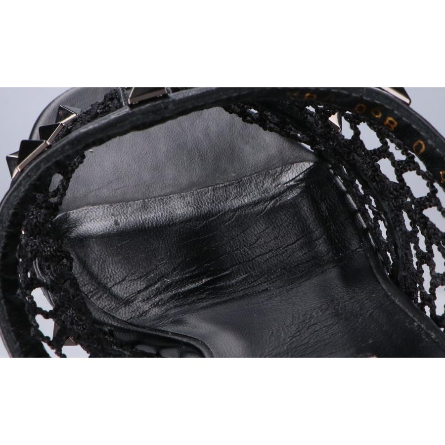 VALENTINO ヴァレンティノ ロックスタッズ メッシュ スライド サンダル