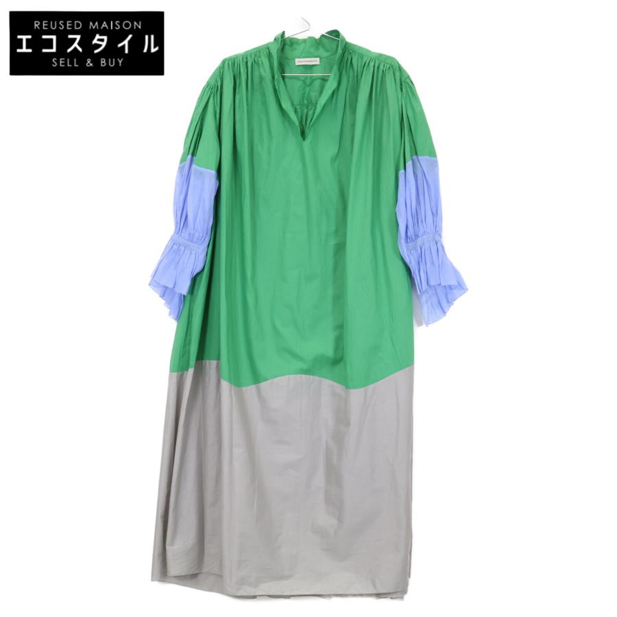 VIKAGAZINSKAYA ヴィカガジンスカヤ スタンドカラーコクーンスカート  