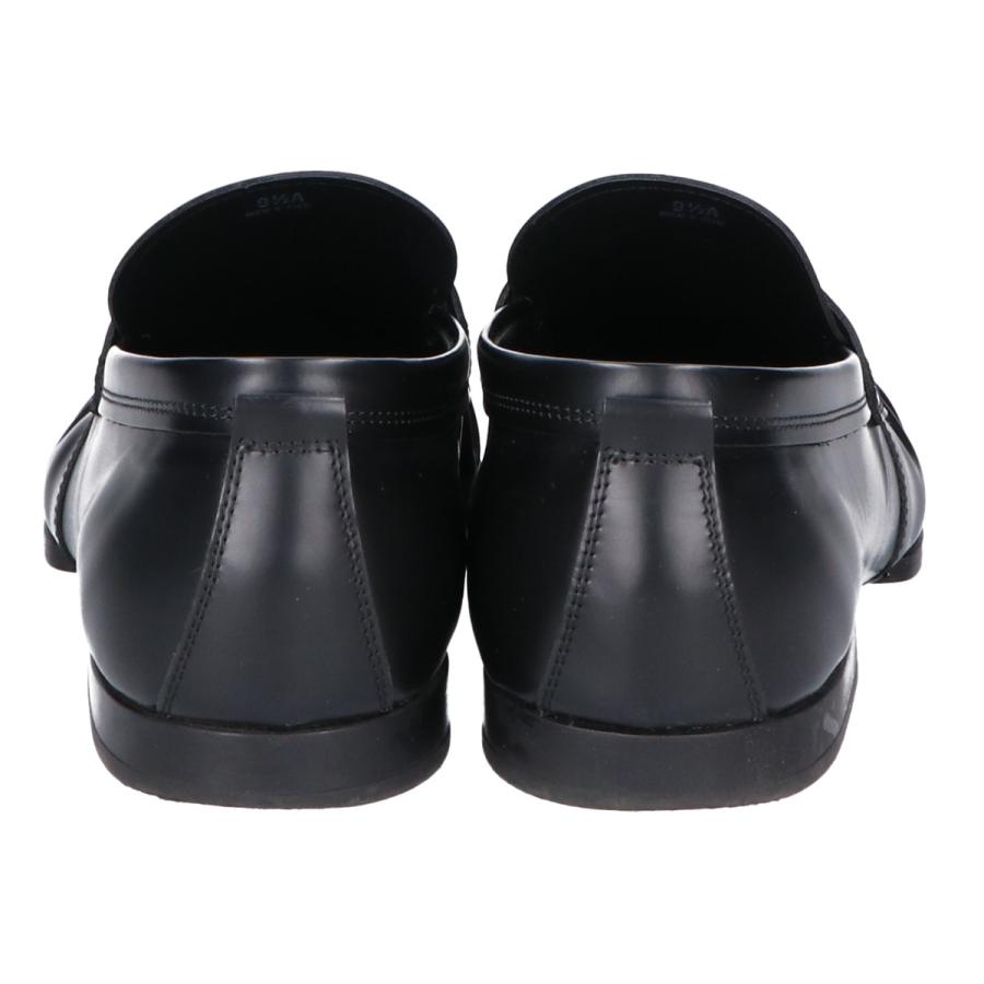 TOD'S トッズ ギャザーデザイン レザー コインローファー 9 1/2