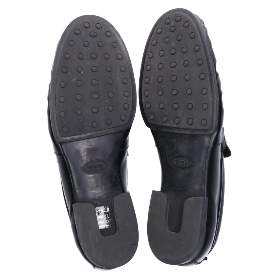 TOD'S 黒 コインローファー 35サイズ TOD'S(トッズ) コインローファー ブラック サイズ 8 1／2(27