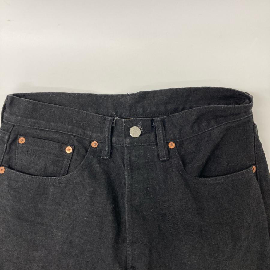 RRL ダブルアールエル 0200015610 ブラック テーパードデニムパンツ 29