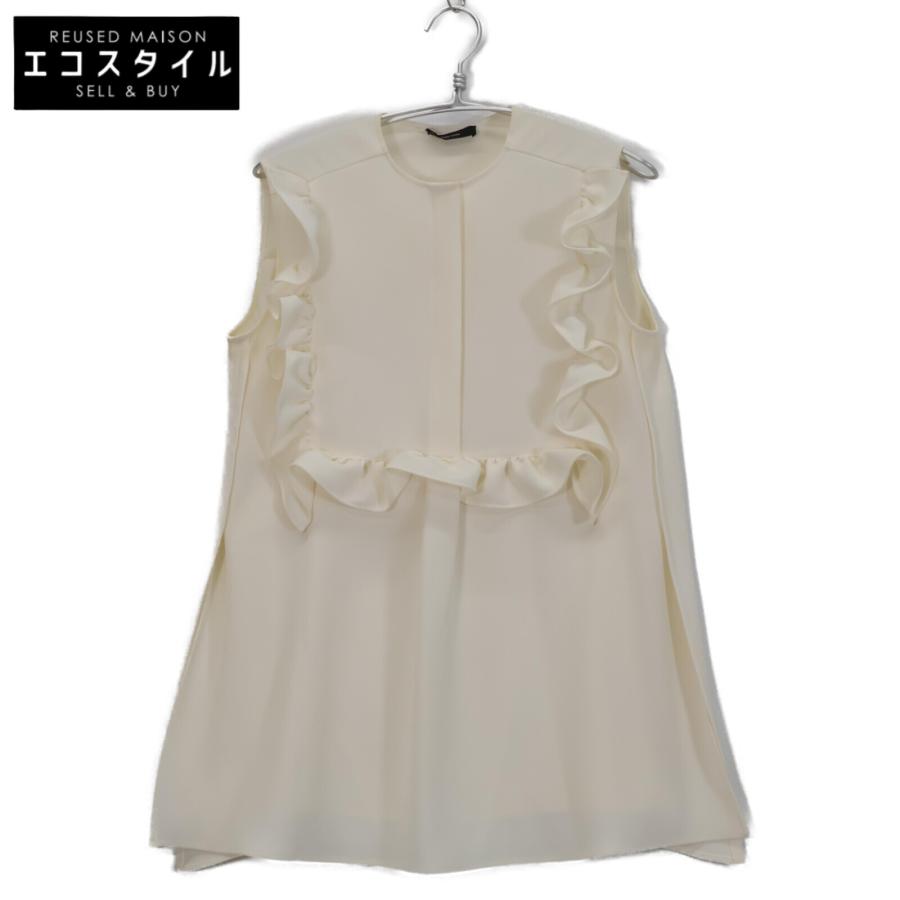 ヨーコチャン　YOKO CHAN フリルトリムブラウス ヨーコチャンYOKO CHAN フリルブラウス