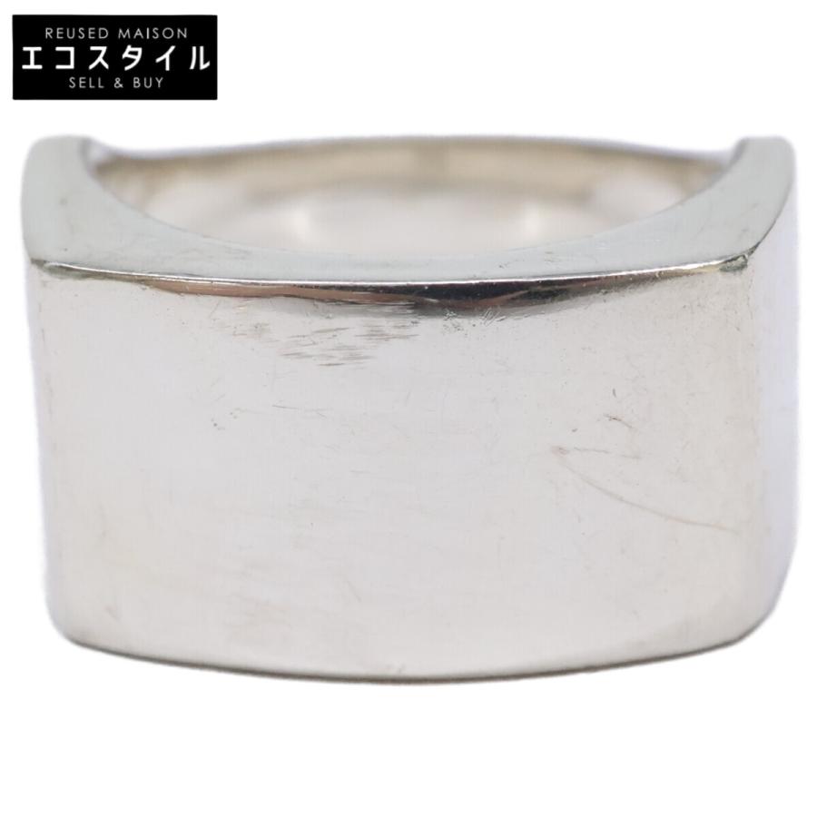 GUCCI グッチ 925 スクエア リング・指輪 シルバー メンズ : ブランド