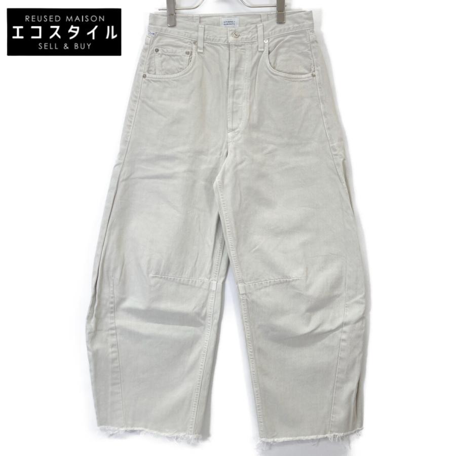 シチズンズオブヒューマニティ ﾎﾜｲﾄ ﾎﾞﾀﾝﾌﾗｲ ﾜｲﾄﾞﾃﾞﾆﾑﾊﾟﾝﾂ 27