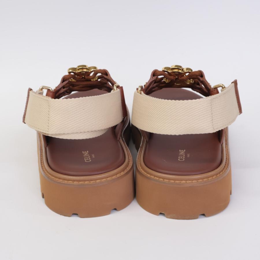 CELINE（セリーヌ） 美品/ ビリー チャンキーサンダル カーフスキン