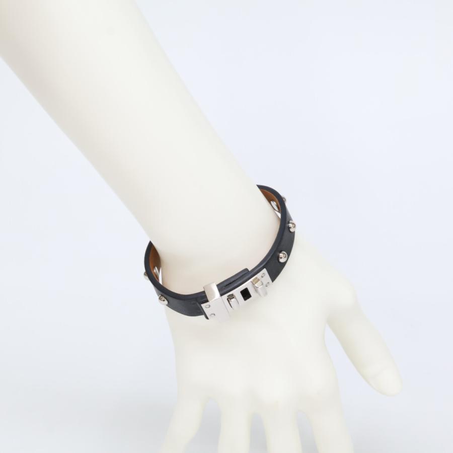 HERMES エルメス ミニドッグ ラウンドスタッズ X刻 レザー