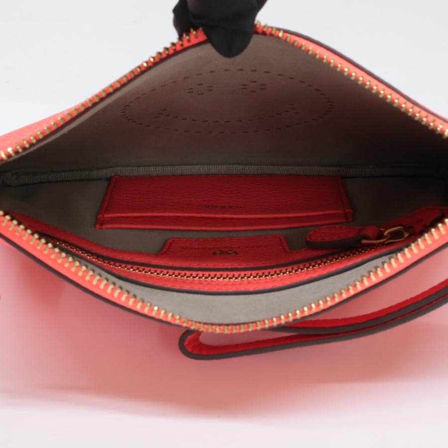美品 Anya Hindmarch アニヤ ハインドマーチ ZIP TOP POUCH SMILEY