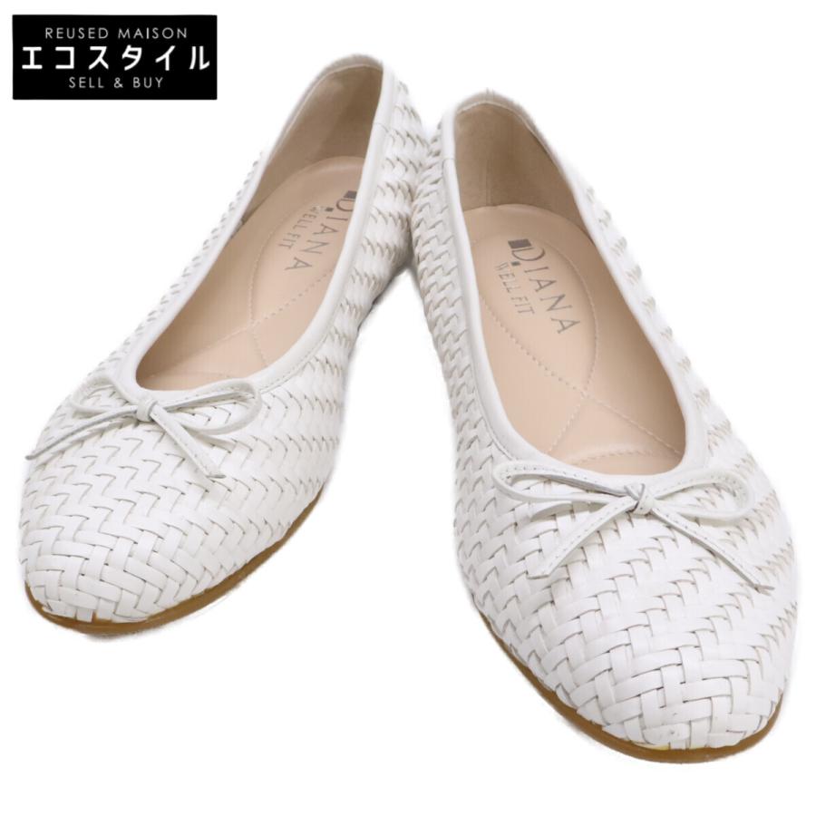 ダイアナ　ウィルフィット　フラット　パンプス　未使用　25.5 DIANA（ダイアナ） 美品/ WELL FIT ウェルフィット レザー メッシュ