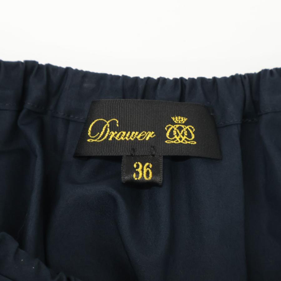 DRAWER（ドゥロワー） 6526-299-1409 ネイビー ギャザーショート