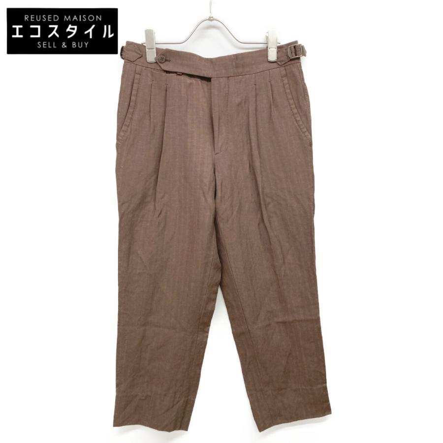 RING JACKET スラックス　トラウザーズ　2タック　パンツ　ホワイト RING JACKET スラックス トラウザーズ 2タック パンツ ホワイト RING