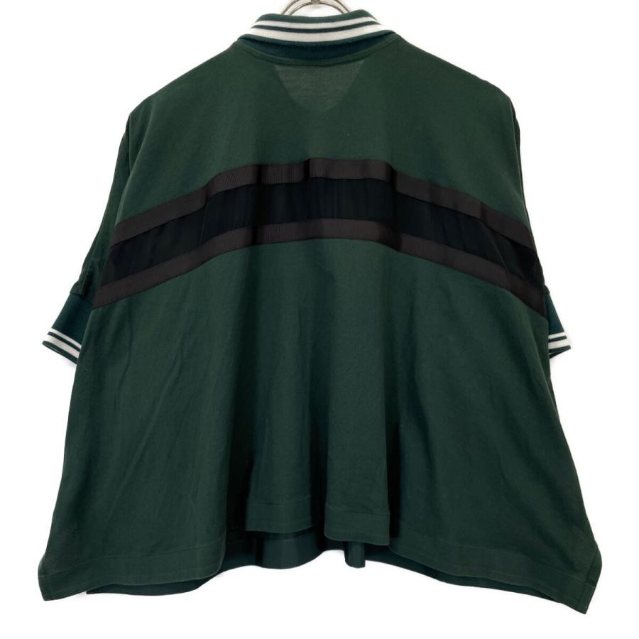 sacai（サカイ） 22-05980 22SS グリーン S Pique Polo Shirt 半袖