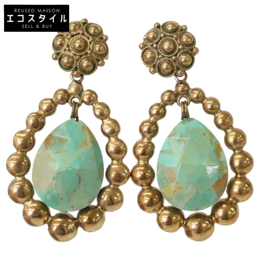 STEPHEN DWECK スティーブンデュエック ターコイズ ドロップ ピアス  