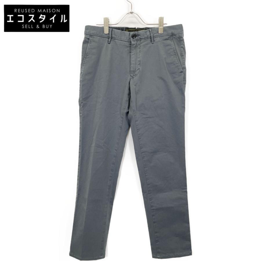 【美品】INCOTEX メンズ 製品染め パンツ 31 M 79 アイスグレー 世界の大定番のグレー全色！INCOTEX(インコテックス) パンツ1型