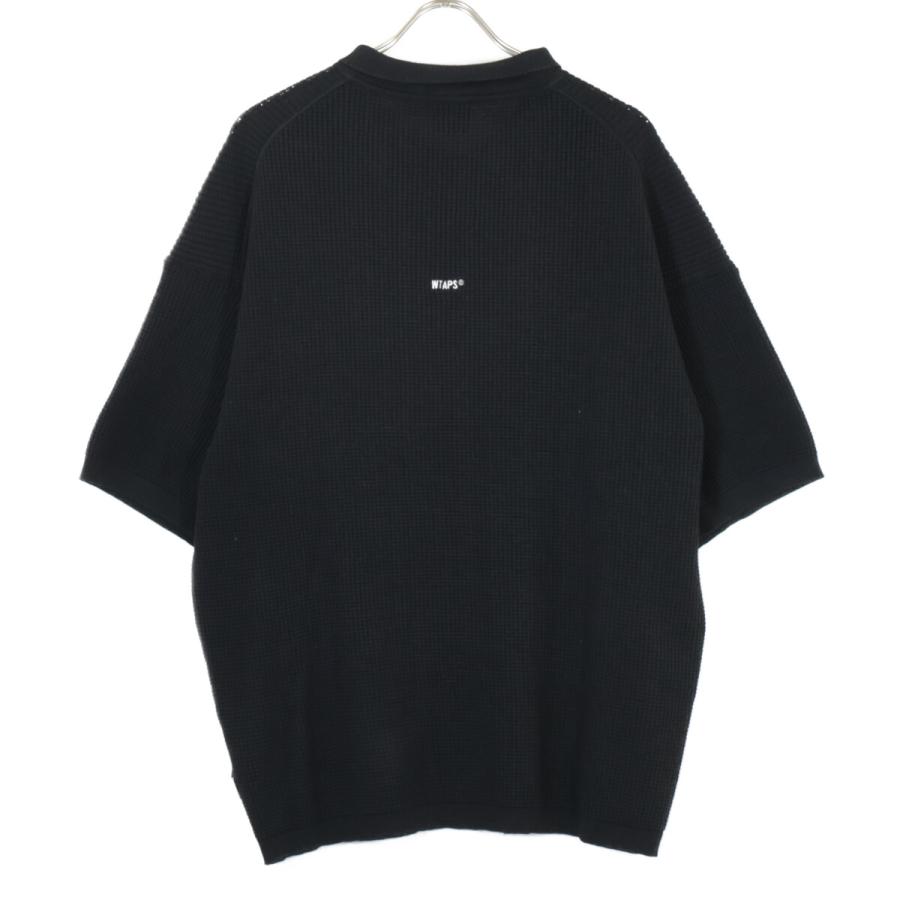 WTAPS ダブルタップス 25年製 ブラック ワッフルニット ショート 