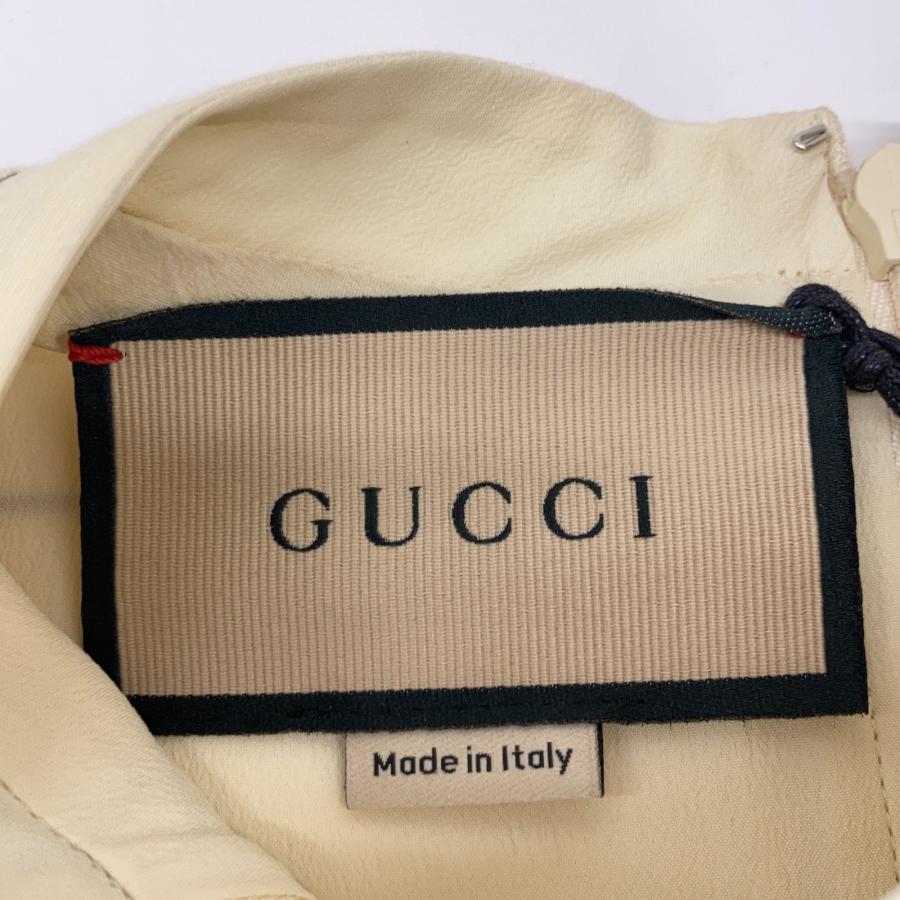 GUCCI（グッチ） 654450 21SS ベージュ コットンリネン ヨット柄 