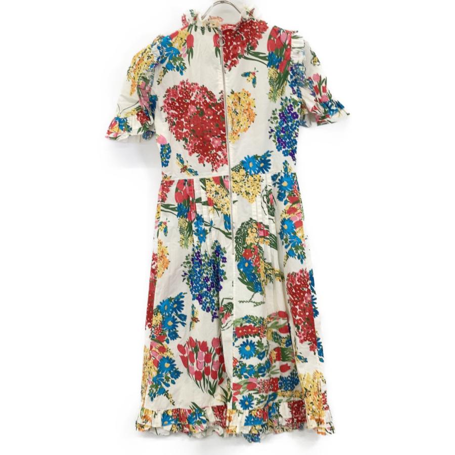 GUCCI グッチ シルク ワンピース【定価50万】女の子 パーティー 結婚式 GUCCI（グッチ） 453982 16年 アイボリー フラワープリントパール