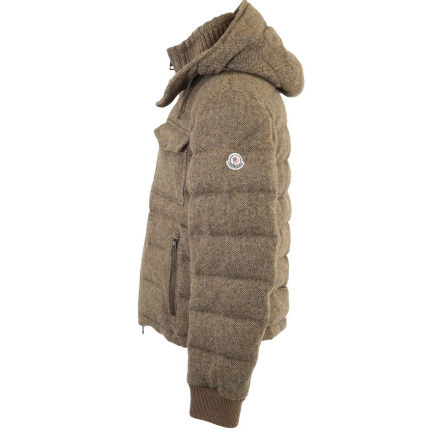 モンクレール FLORIAN フロリアン ヘリンボーン ツイードダウンジャケット MONCLER（モンクレール） FLORIAN フロリアン ヘリンボーン フーデッド