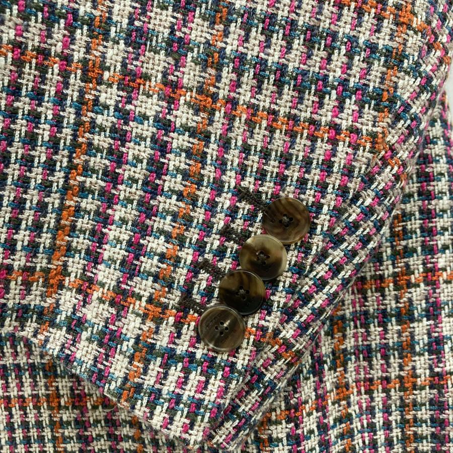 ETRO（エトロ） 22年製 ブラックパンサー裏地 ツイード2Bテーラード