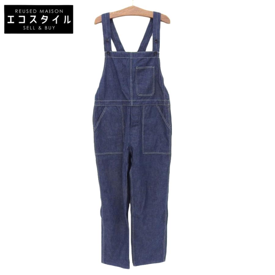 美品 45R フォーティファイブ アール 麦デニムの908オーバーオール（濃  