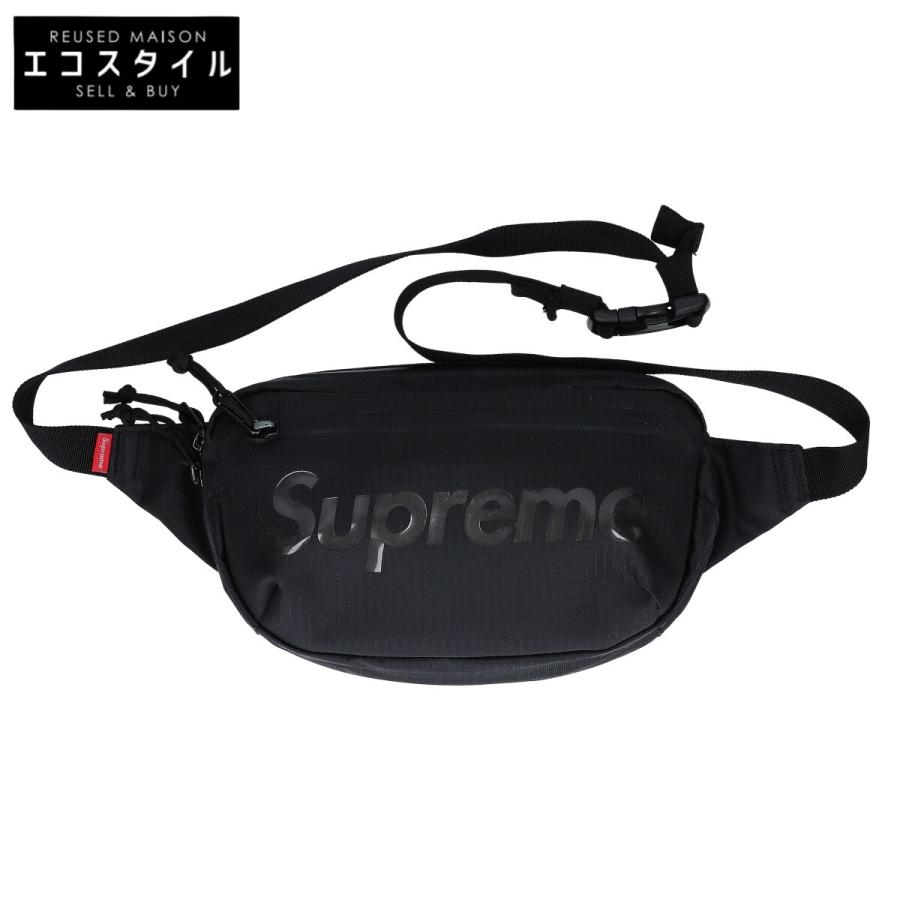 Supreme 美品/ シュプリーム 21SS Waist bag ウエストバッグ ブラック  