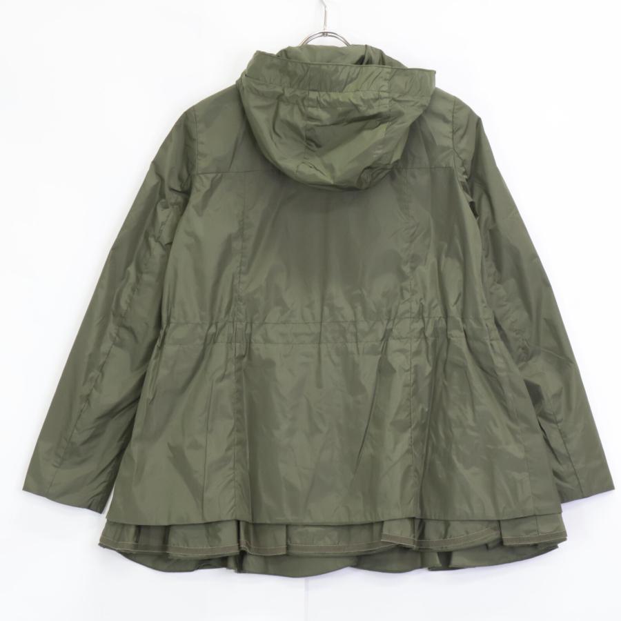 美品 モンクレール Limbert ナイロンジャケット フード レディース 00 MONCLER（モンクレール） 15年製 グリーン LIMBERT ナイロンフーデッド
