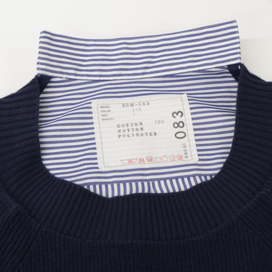 sacai（サカイ） SCW-083 ネイビー THOMAS MASON Cotton Poplin x