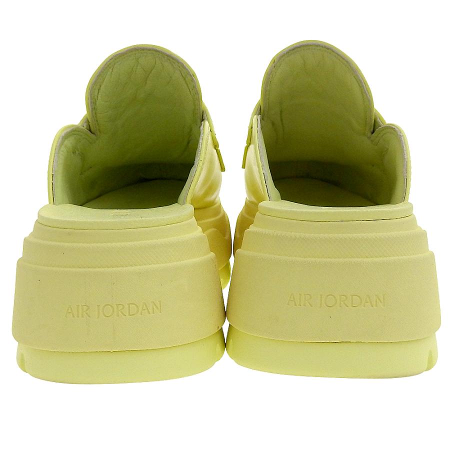 NIKE（ナイキ） 美品 AIR JORDAN レザー シルバー金具 厚底ミュール