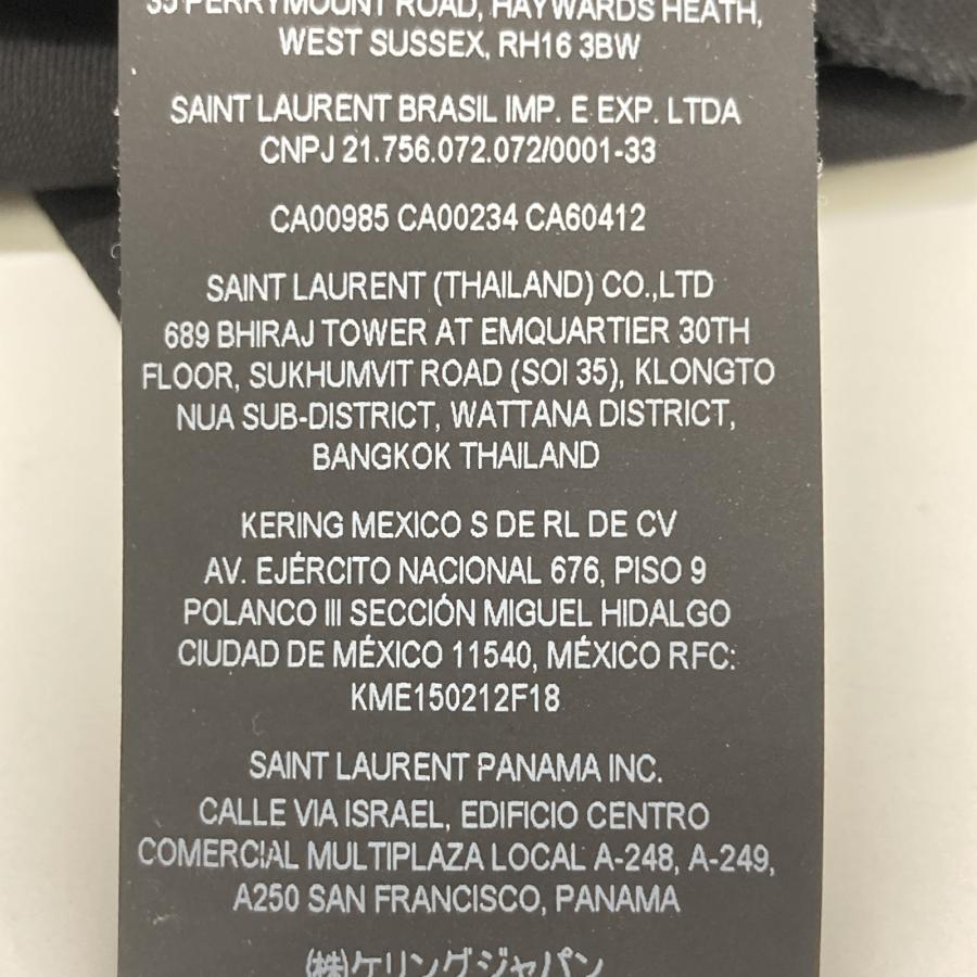 SAINT LAURENT PARIS サンローランパリ 607849 22年製 ブラック