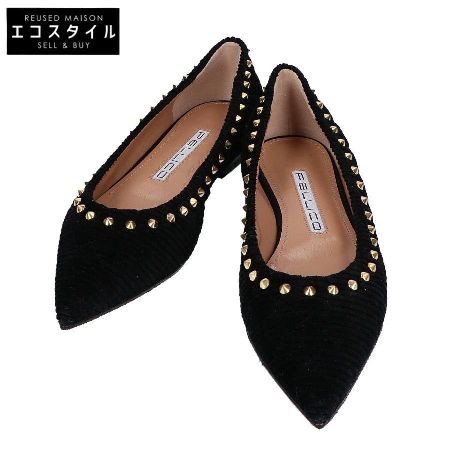 MACARENA スタッズ付きフラットシューズ 37 シップス エニィ SHIPS any