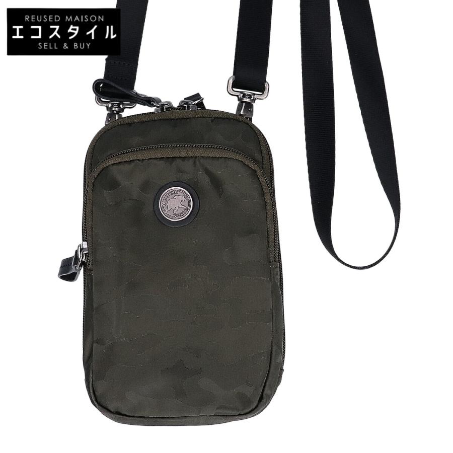 美品/ HUNTING WORLD ハンティングワールド ユーティリティカモ フォン