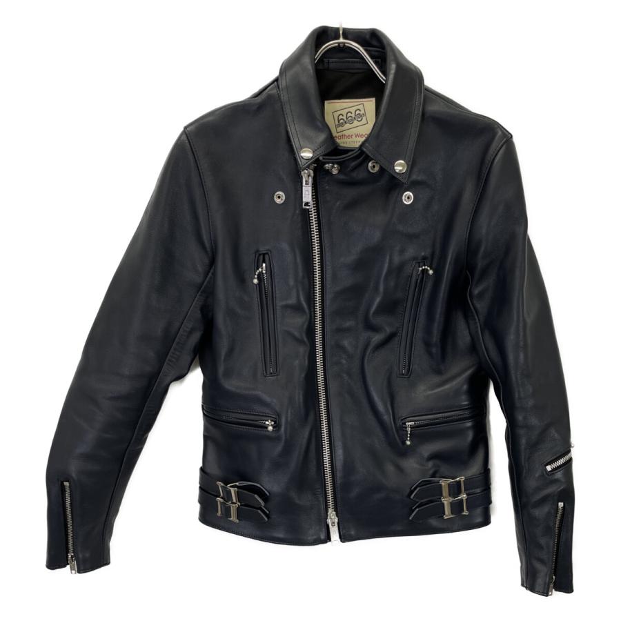 666 666トリプルシックス LJM-1TF ネイビー ステアハイド タイト